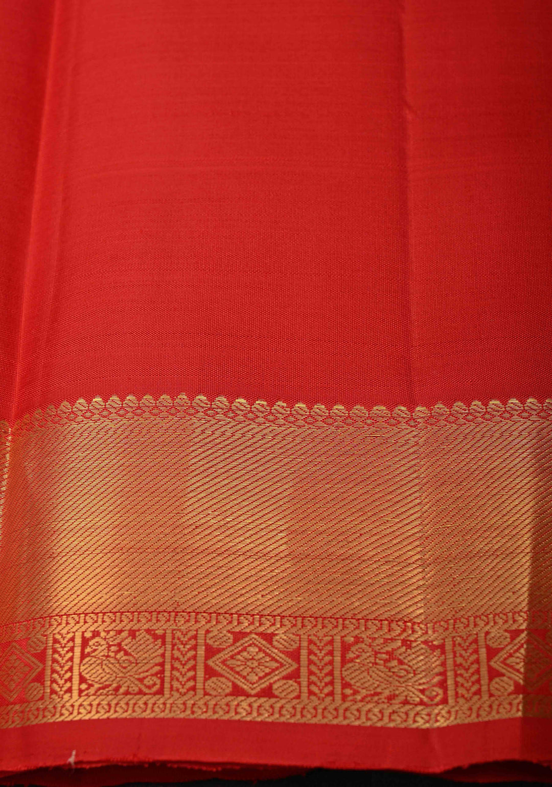 Multicolor Pallum Pazhamum Kanjivaram Silk Saree with Zari Buttas and Zari Border | SILK MARK CERTIFIED