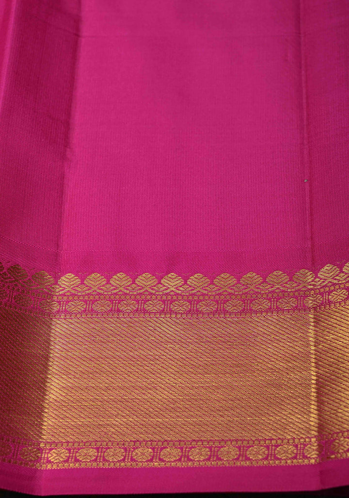 Multicolor Palum Pazhamum Kanjivaram Silk Saree with Zari Buttas and Zari Border | SILK MARK CERTIFIED