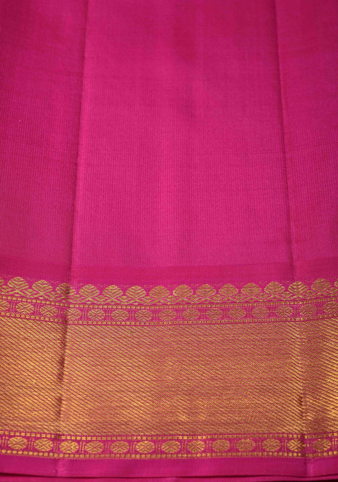 Multicolor Pallum Pazhamum Kanjivaram Silk Saree with Zari Buttas and Zari Border | SILK MARK CERTIFIED