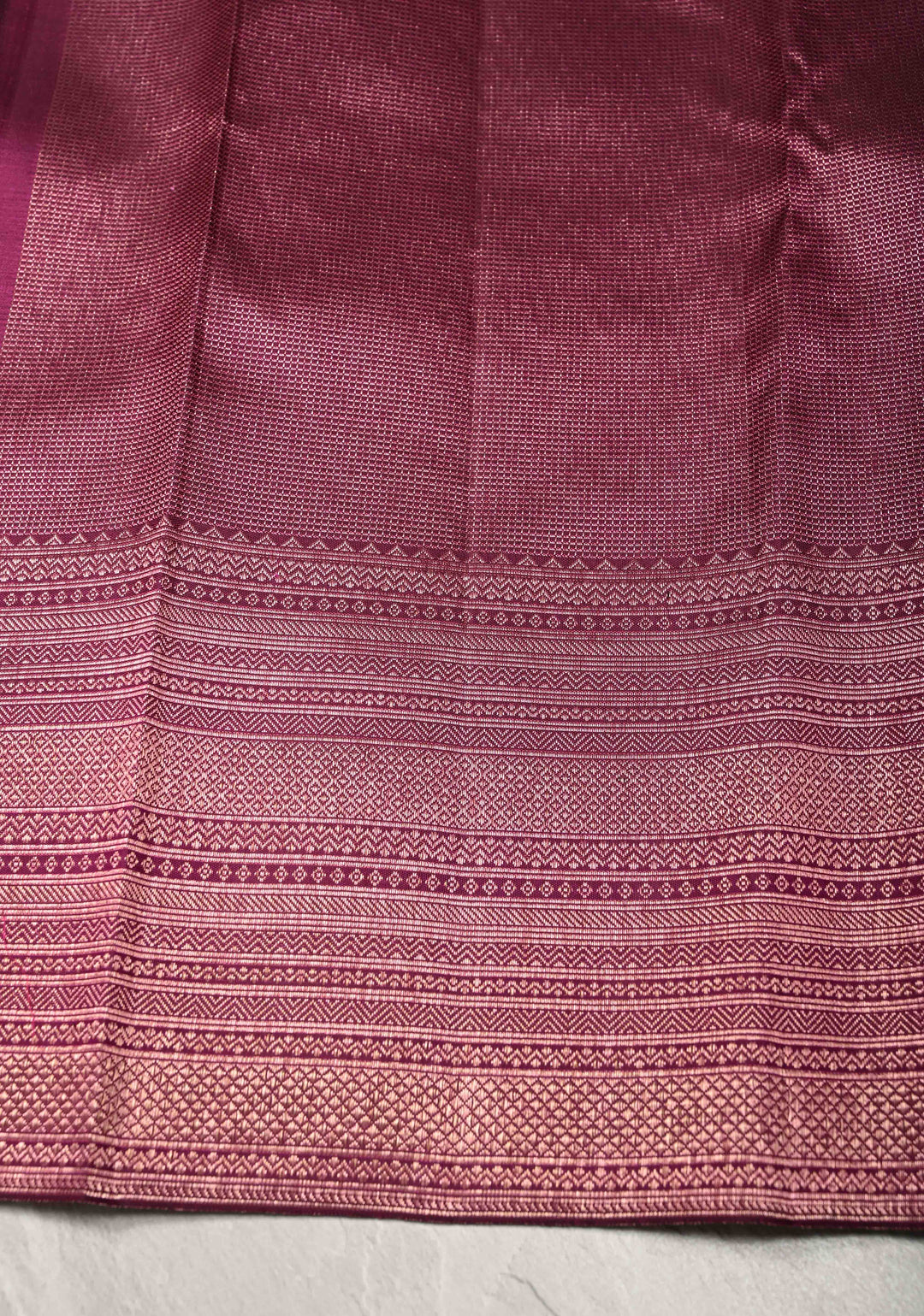 Shades of Pink-Magenta Meenakari Patola Design Brocade Kanjivaram Silk saree with Zari Border | SILK MARK CERTIFIED