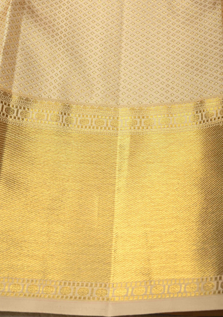 Statement Maroon Korvai Kanjivaram Pure Silk Saree with Floral Brocade Ganda Berunda Motifs and Zari Border | SILK MARK CERTIFIED