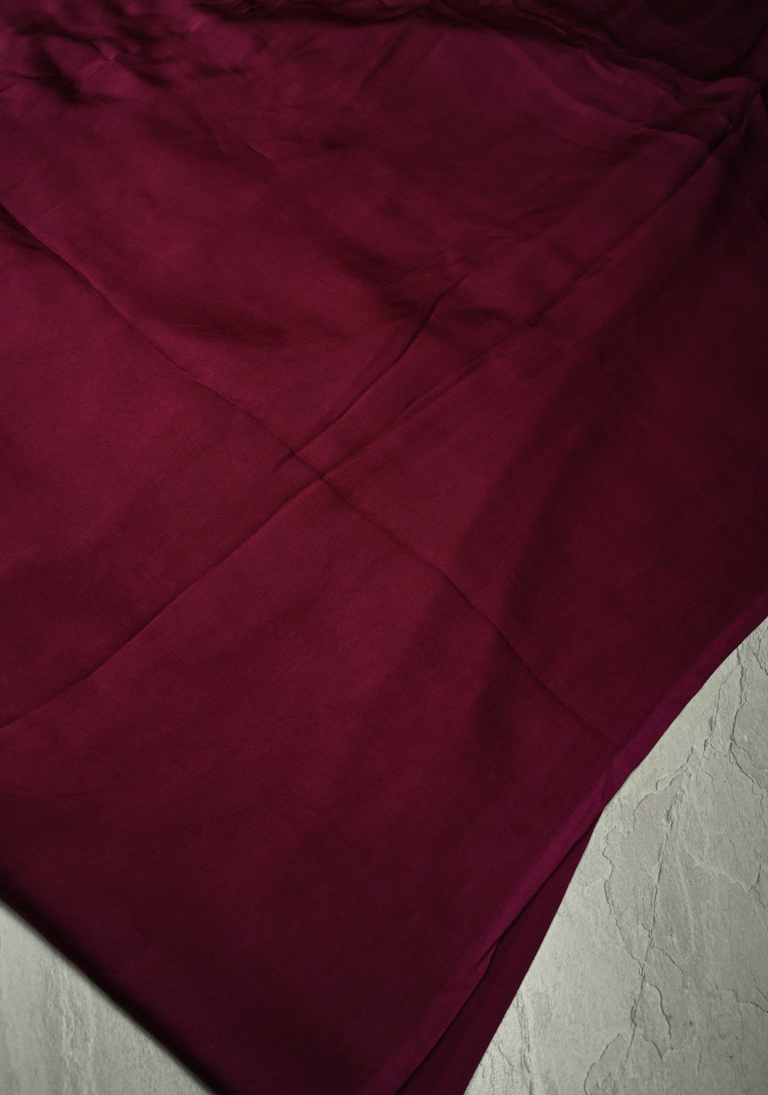 Deep Wine Modal Silk Saree with  Lagda Patta zari Pallu