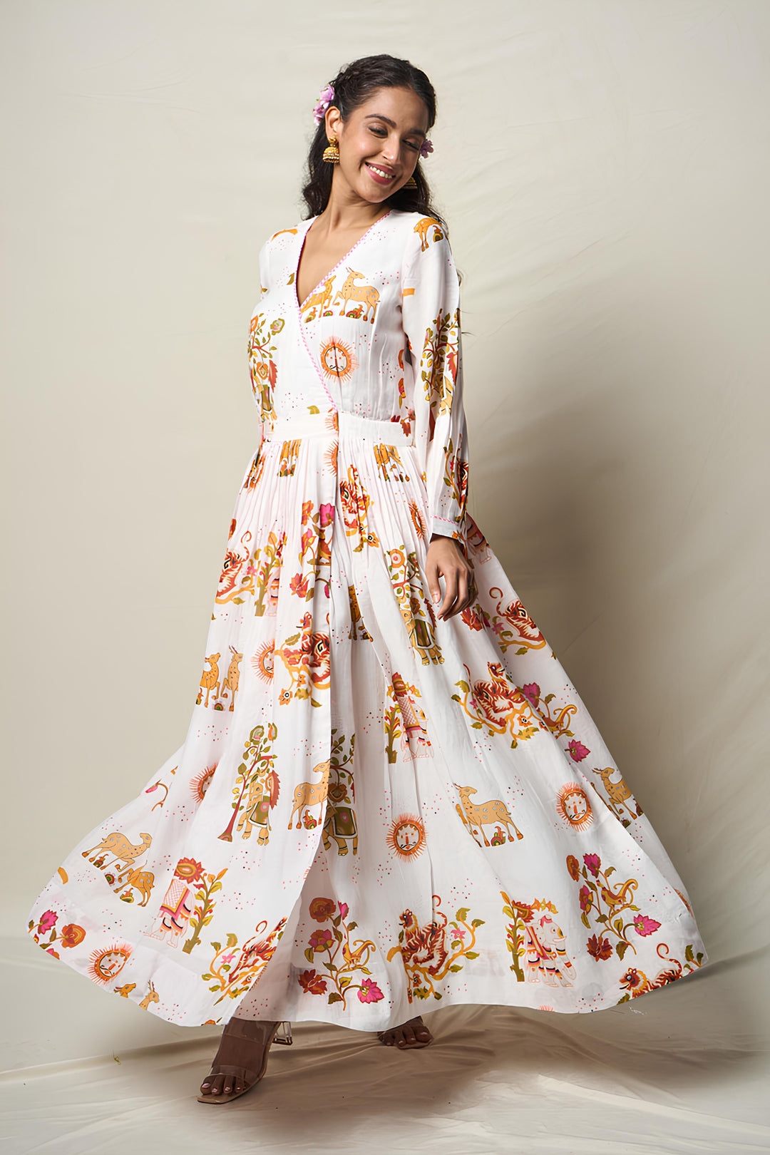 SUKH VANA DRESS | SHOBITAM