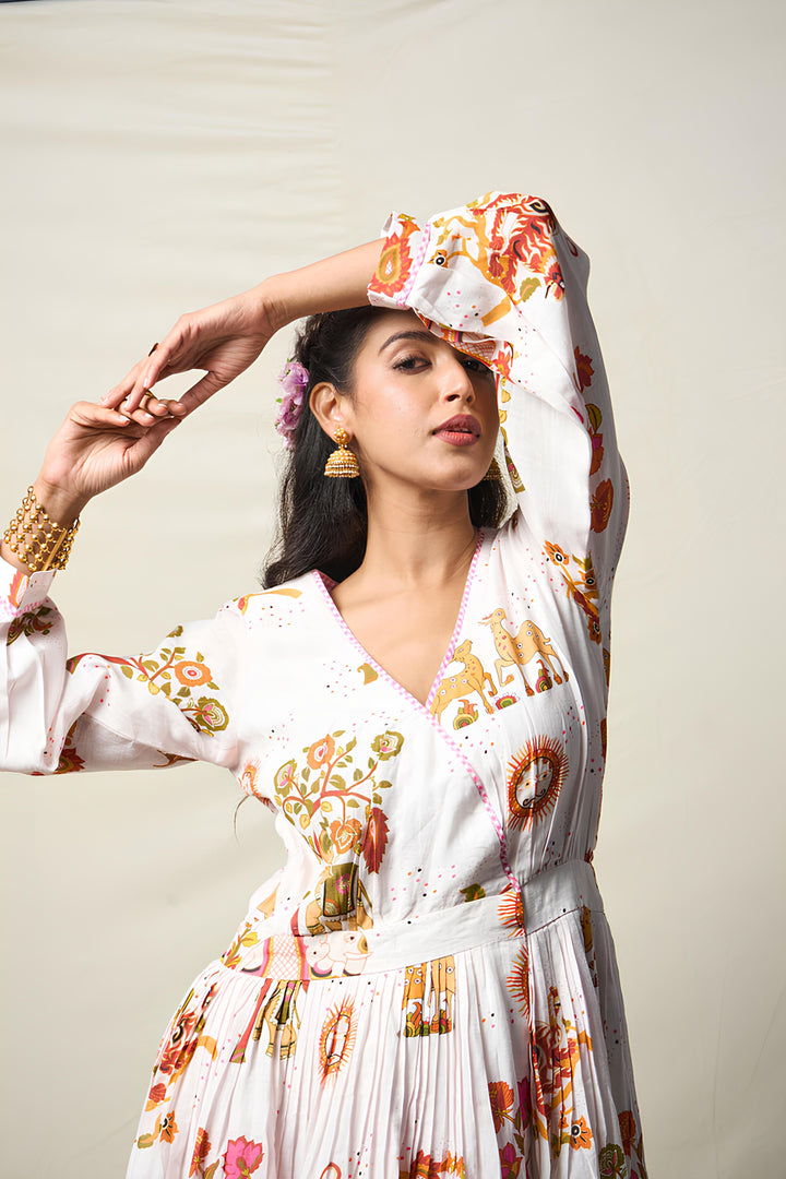 SUKH VANA DRESS | SHOBITAM