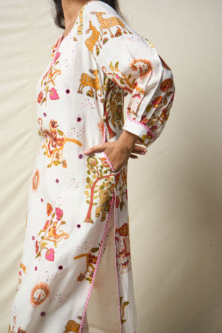 SUKH VANA KURTA + PANT (SET OF 2) | SHOBITAM