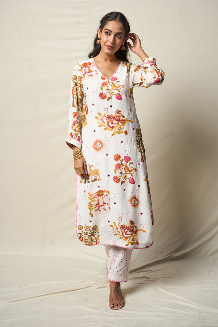 SUKH VANA KURTA + PANT (SET OF 2) | SHOBITAM