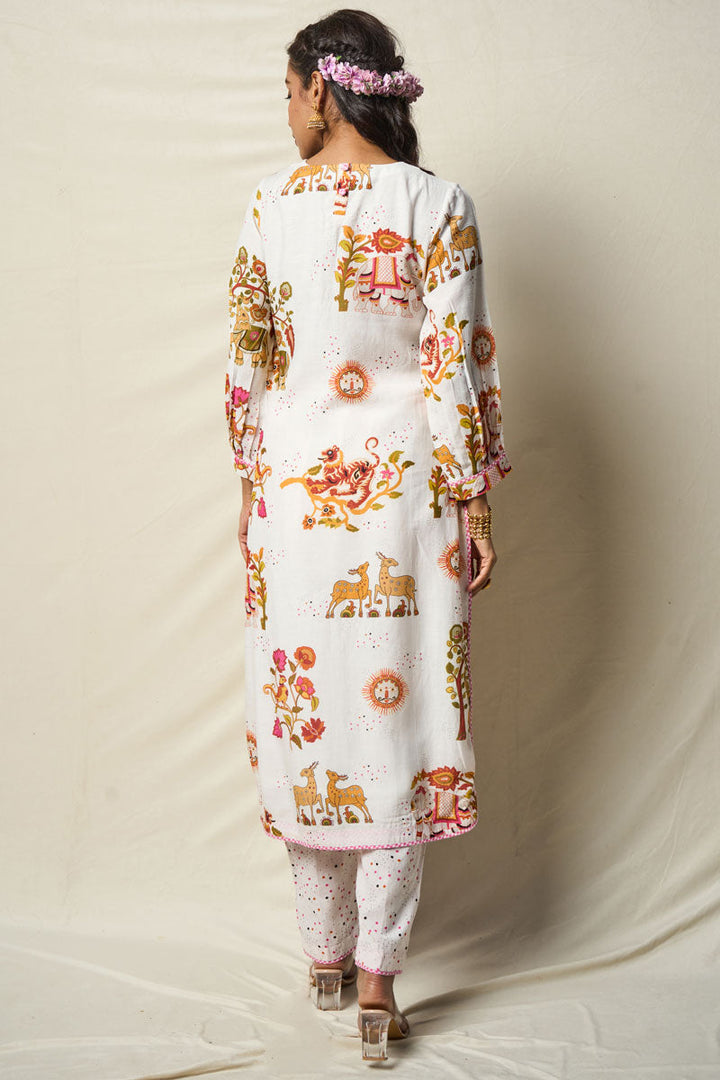 SUKH VANA KURTA + PANT (SET OF 2) | SHOBITAM
