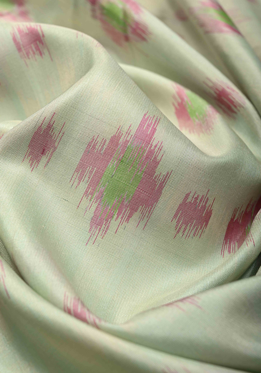 Ivory-Blue Handloom Pure Mulberry Silk Saree With Panel and muted Zari Border| SILK MARK CERTIFIED