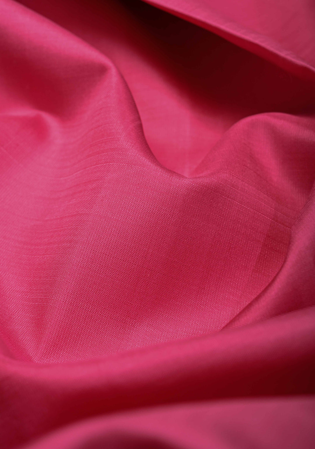 French Rose Handloom Pure Silk Kanchipattu Saree with Contrast Rettaipet Border | SILK MARK CERTIFIED