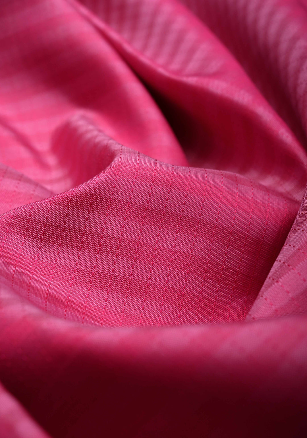 Shades of Pink Handloom Pure Silk Kanchi Saree with Running Stich and Temple Zari Border | SILK MARK CERTIFIED