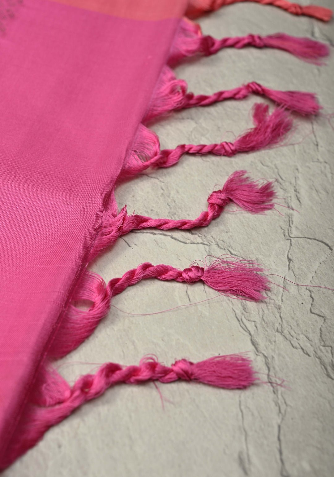 Shades of Pink Handloom Pure Silk Kanchi Saree With Zari Brocade and  Minimal Zari Border | SILK MARK CERTIFIED