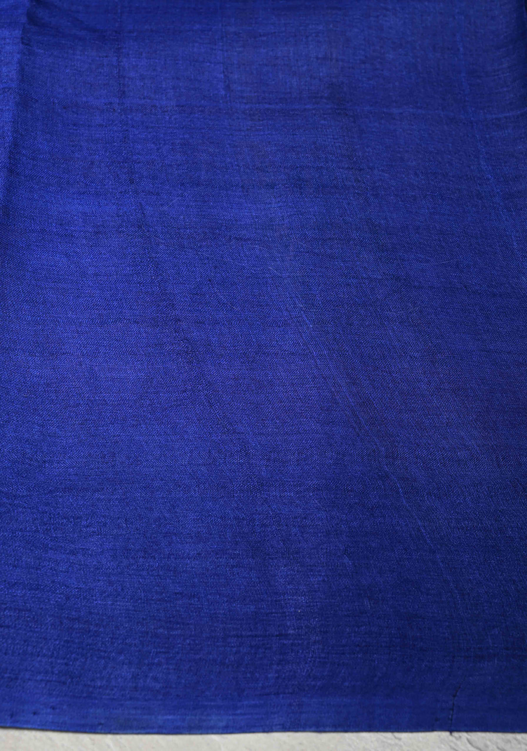 Collage design Jari Tussar Silk saree with Contemporary Geometric Handblock Print | SILK MARK CERTIFIED