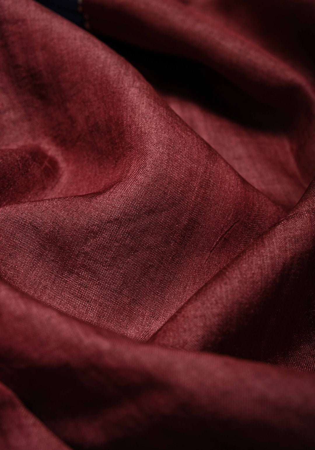 Kanchana Tussar Silk Saree with Hand Wax Batik Print Panel and Authentic Lambani Embroidery Pallu | SILK MARK CERTIFIED