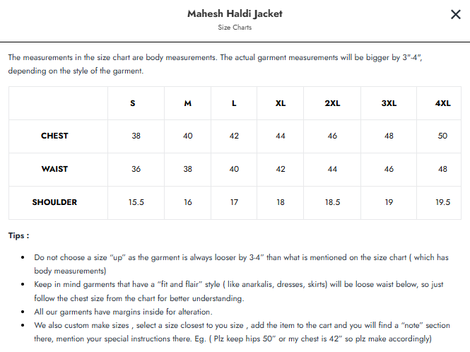 Mahesh Haldi Jacket | SHOBITAM