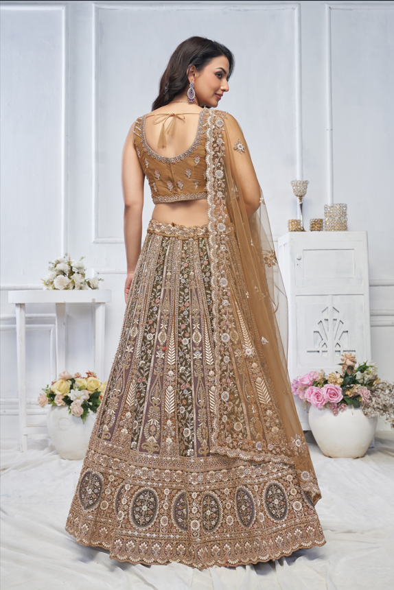 Royal Amber Elegance Lehenga