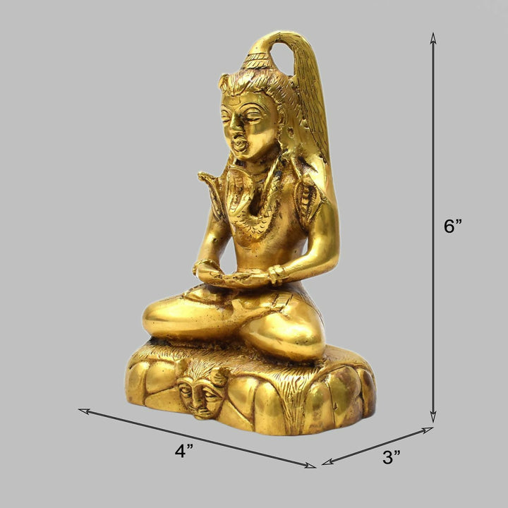 BRASS SHIVA IDOL 6*4*3 | SHOBITAM