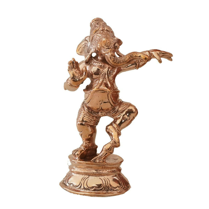 PANCHALOHA DANCING GANESHA IDOL-SHOBITAM