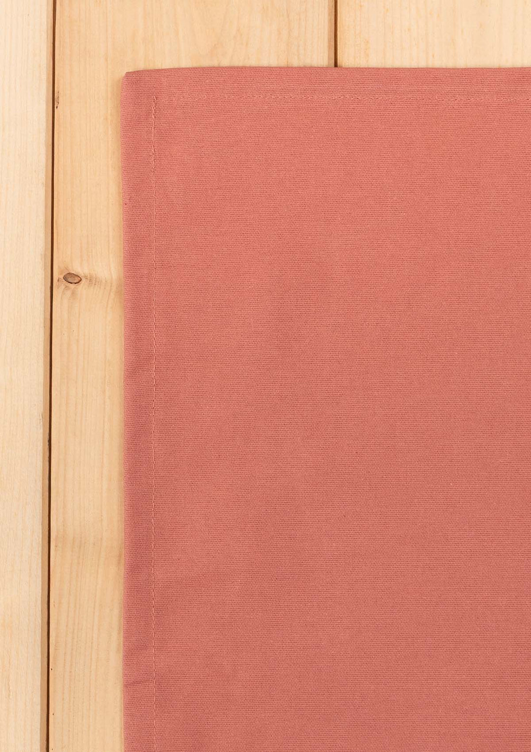 Solid Rust Spill safe water-resistant coated cotton table cloth | SHOBITAM