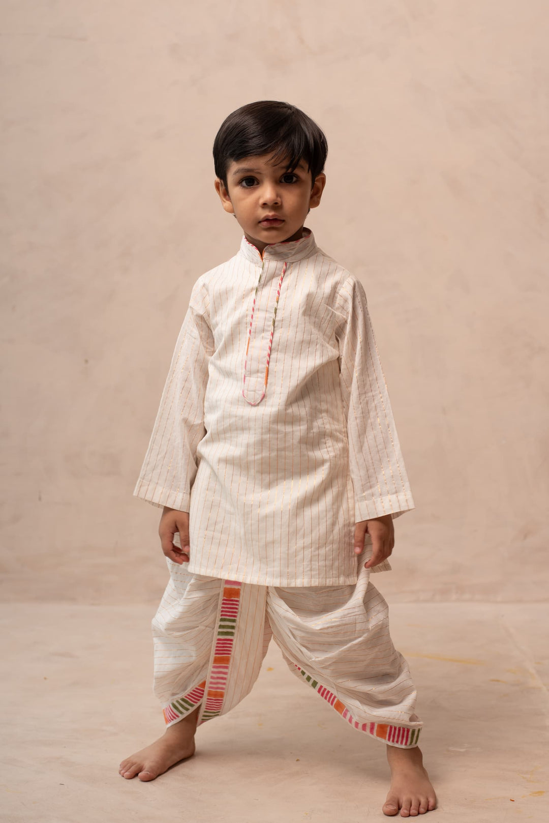 Sunhera Dhoti Kurta Set | SHOBITAM