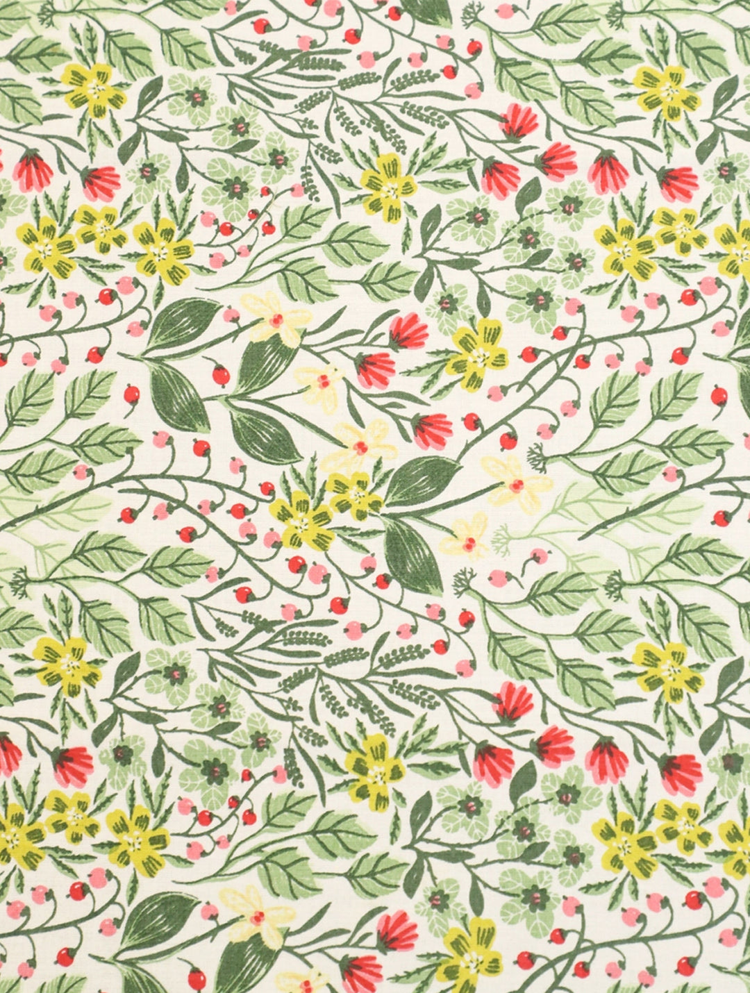 90 x 60  Multi Floral Printed Cotton Table Cloth
