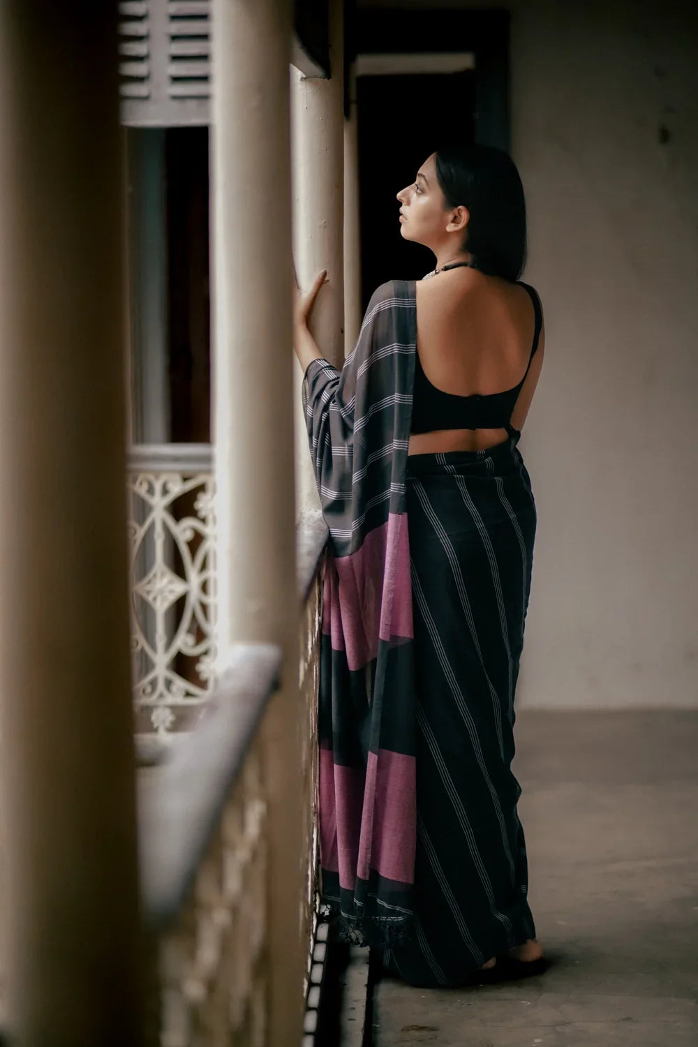 Basic Kaali Syahi Blouse | SHOBITAM