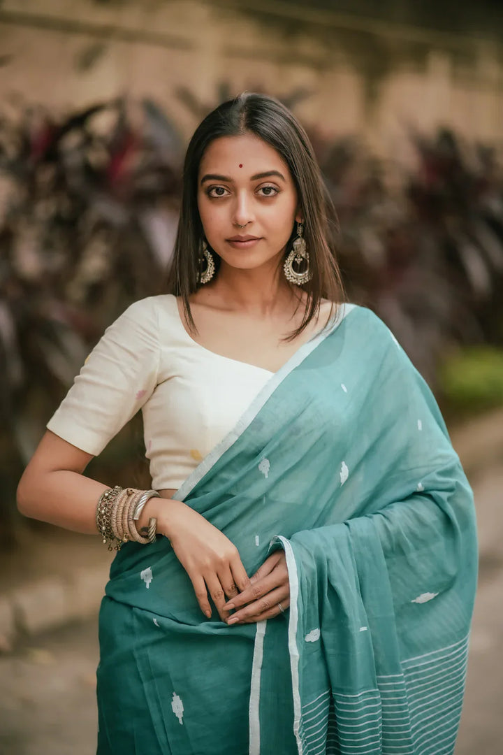 Chameli Jamdani Blouse | SHOBITAM