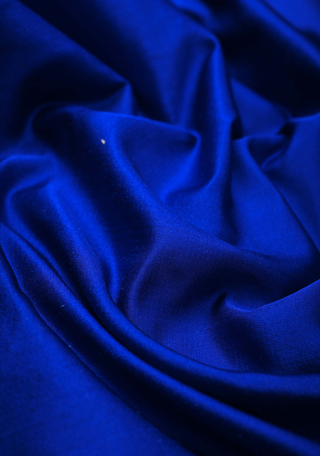Royal blue Banarasi Satin Silk Saree with Paisley Tanchoi On Pallu | SILK MARK CERTIFIED