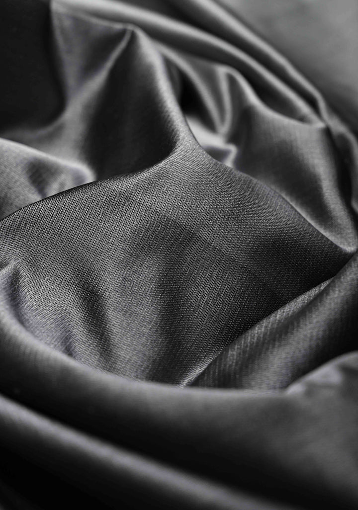 14 color Black-Gray Ombre Gradient Mashru Silk Saree with Tanchoi Pallu and Blouse | SILK MARK CERTIFIED