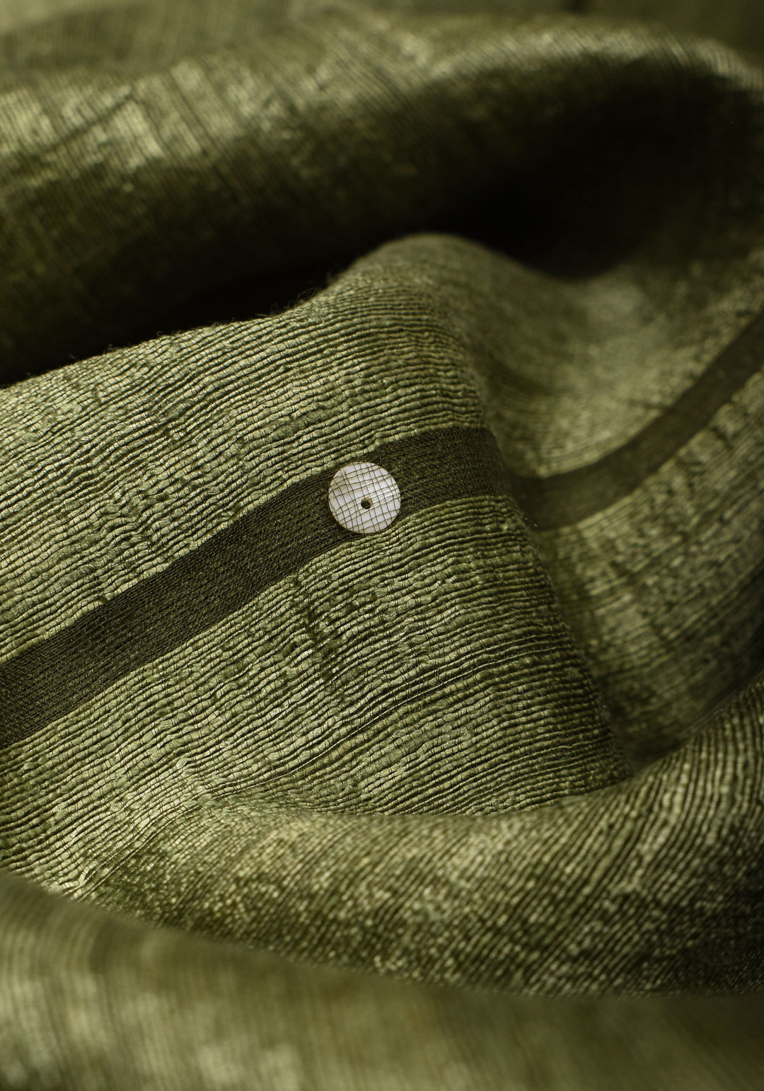 Mother of Pearls woven in Matka Muslin saree | SILK MARK CERTIFIED