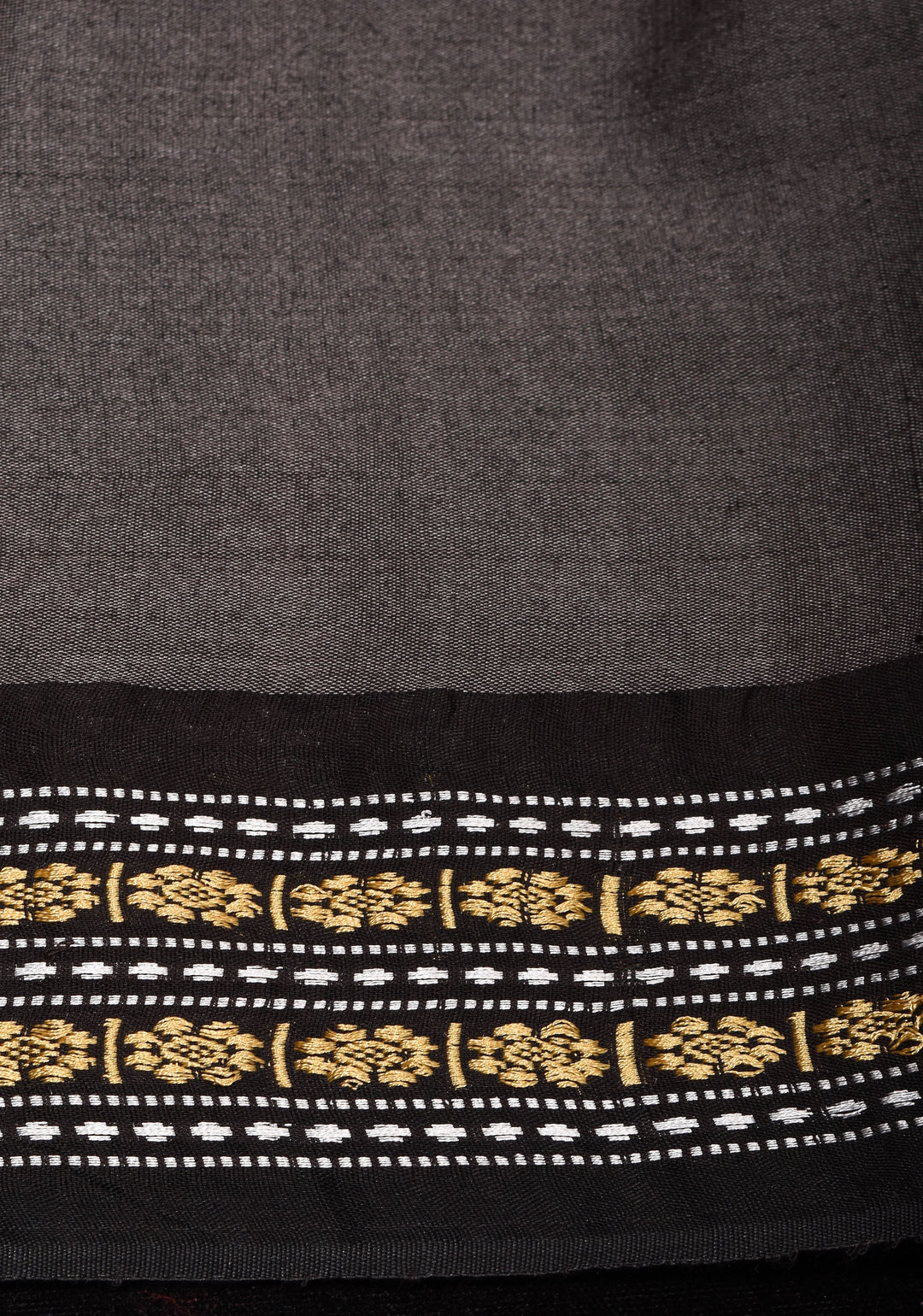 Maroon Vidarbha Tussar Silk Saree with Pichwai Digital Print and Contrast Border  | SILK MARK CERTIFIED
