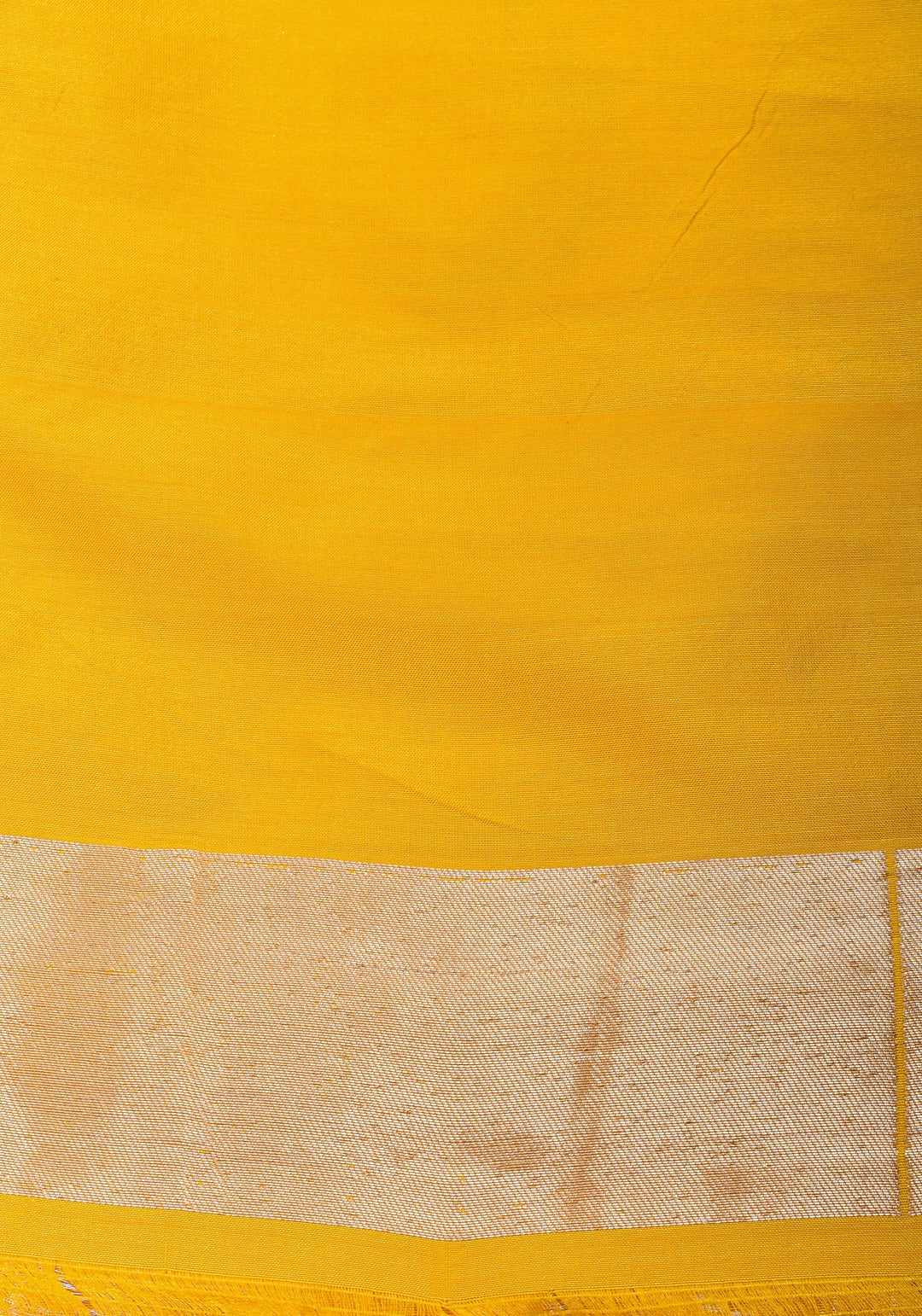Exquisite Yellow Banarasi Katan Silk Saree with Blooming Floral Alfi Jaal, Grand Pallu and Zari | SILK MARK CERTIFIED