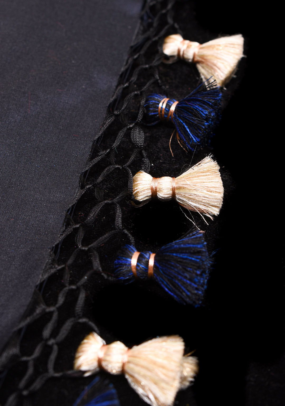 Black Stunning Pure Banarasi Katan Silk Saree with Paithani Style Meena Tissue Borders | SILK MARK CERTIFIED