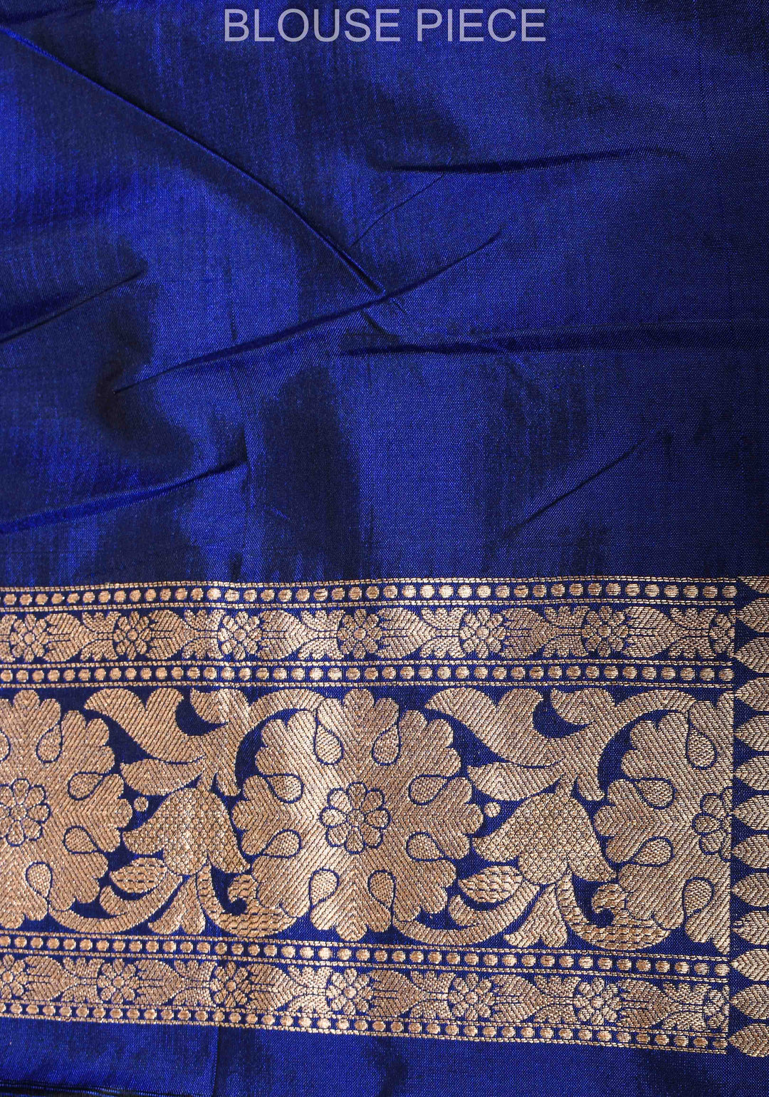 Exquisite Lapis Blue Banarasi Katan Silk Saree with Chunri Buttis and Zari Borders| SILK MARK CERTIFIED