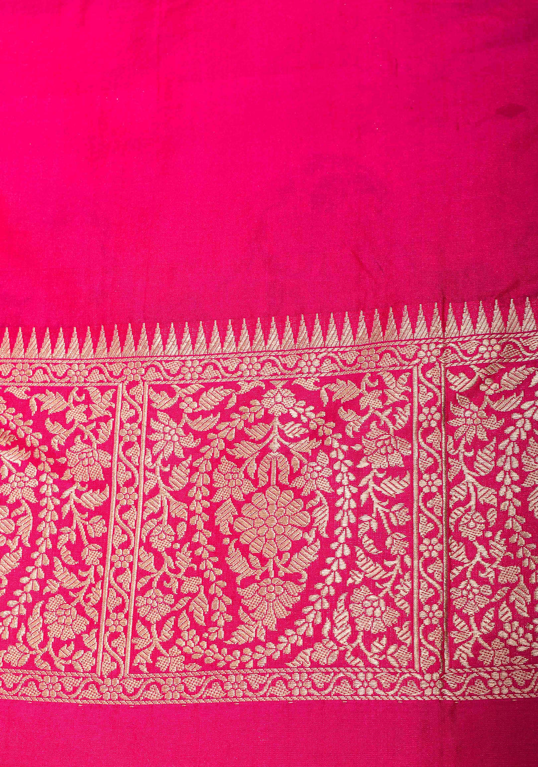 Multicolor Exquisite Rangkaat Design Floral Jaal Banarasi Katan Silk Saree with Zari Border | SILK MARK CERTIFIED