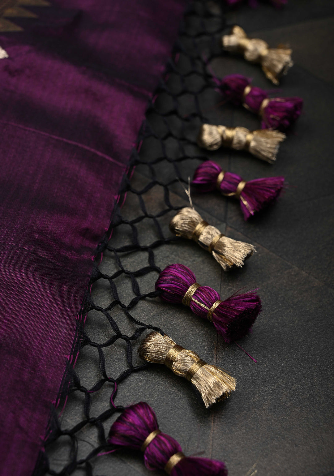 Multicolor Exquisite Rangkaat Style Floral Jaal Banarasi Brocade Katan Silk Saree with Zari Border | SILK MARK CERTIFIED