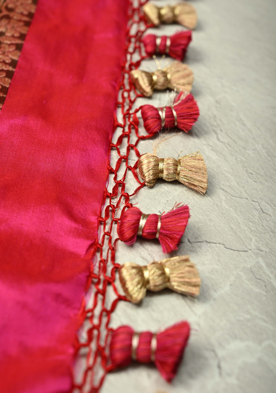 Exquisite Hot Pink Banarasi Meenakari Patola Design Saree in Pure Katan Silk with Intricate Pallu | SILK MARK CERTIFIED