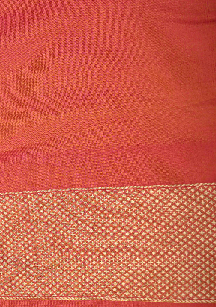 Multicolor Rangkaat Style Banarasi Katan Silk Saree and Persian Floral Brocade and Zari Border | SILK MARK CERTIFIED