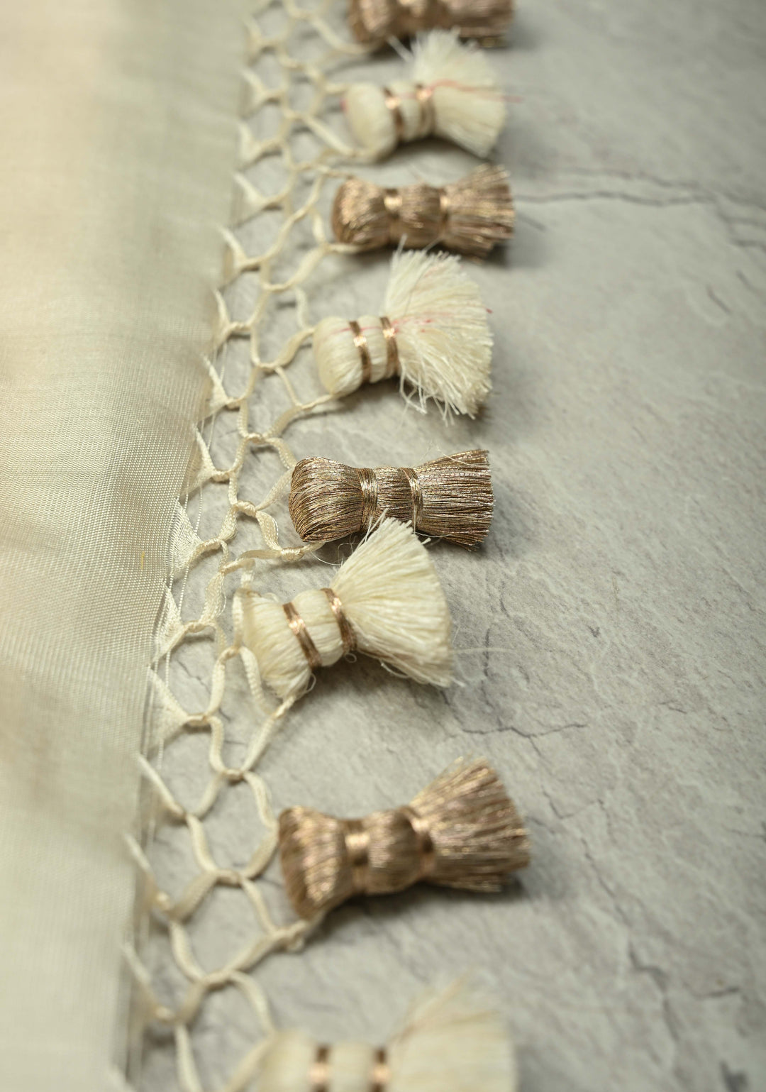 Pastel Hued Rangkaat Style Banarasi Katan Silk Saree and Floral Brocade and Zari Border | SILK MARK CERTIFIED