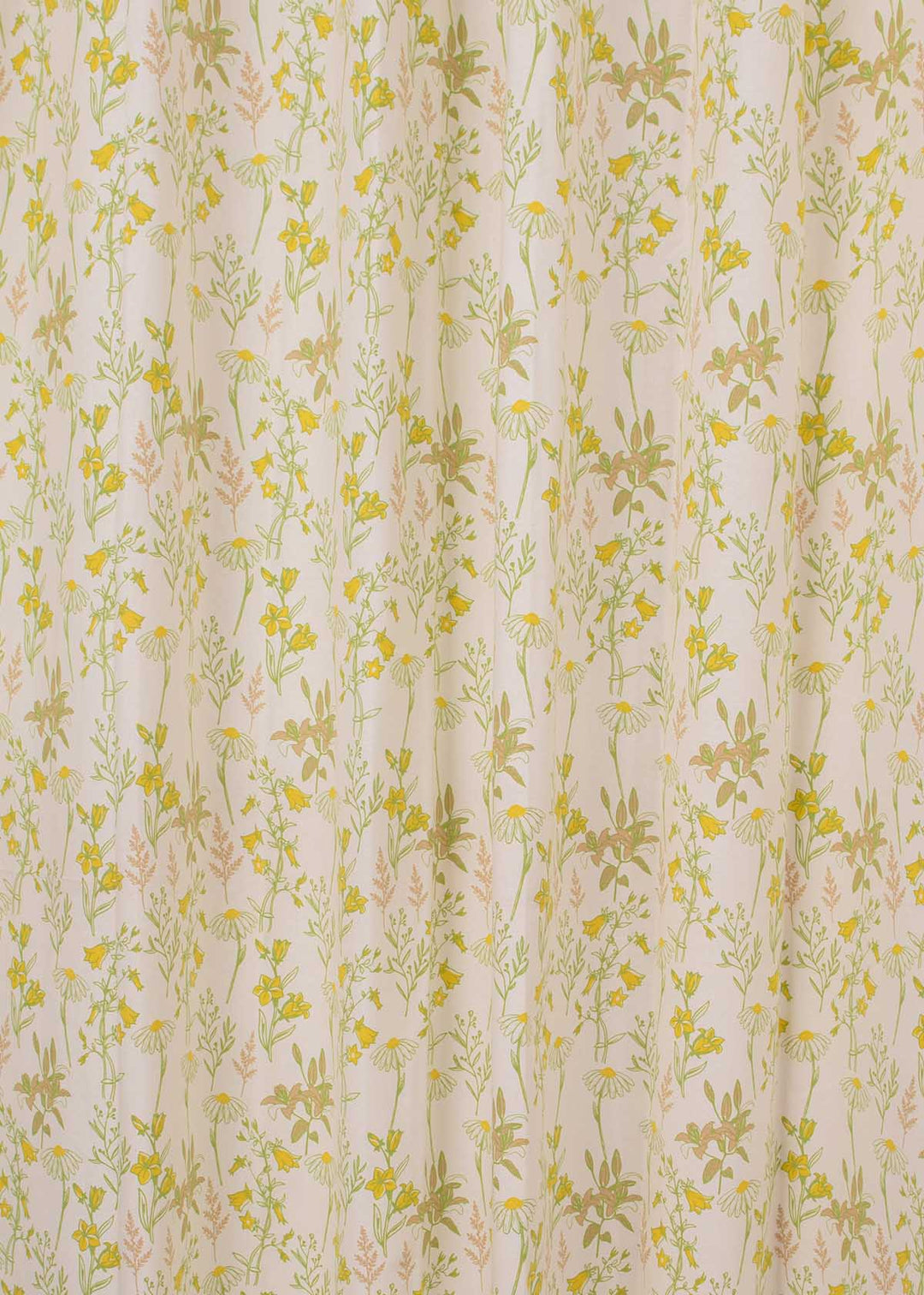 Tulip Garden 100% cotton floral curtain for kids room, living room & bed room - Light Reduction - Single Piece | SHOBITAM