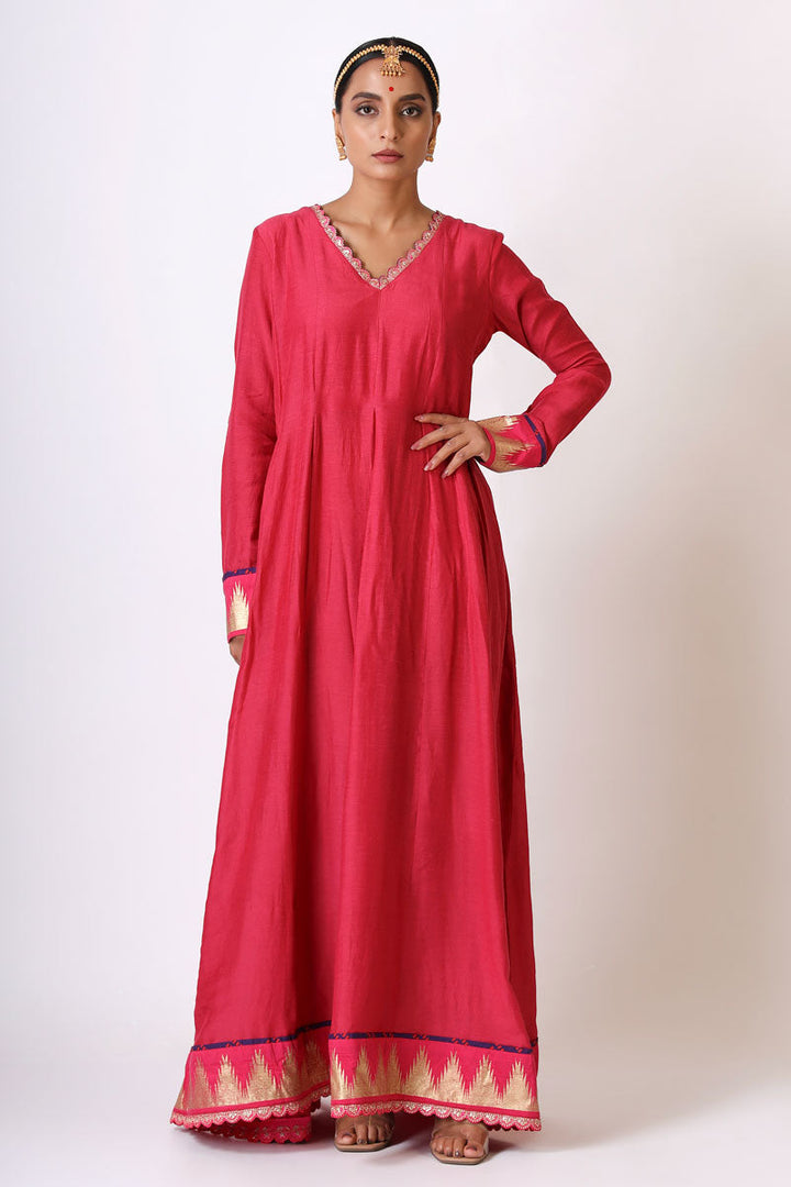 Sambandh Pink anarkali dress | SHOBITAM