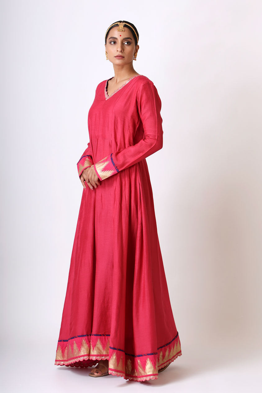 Sambandh Pink anarkali dress | SHOBITAM