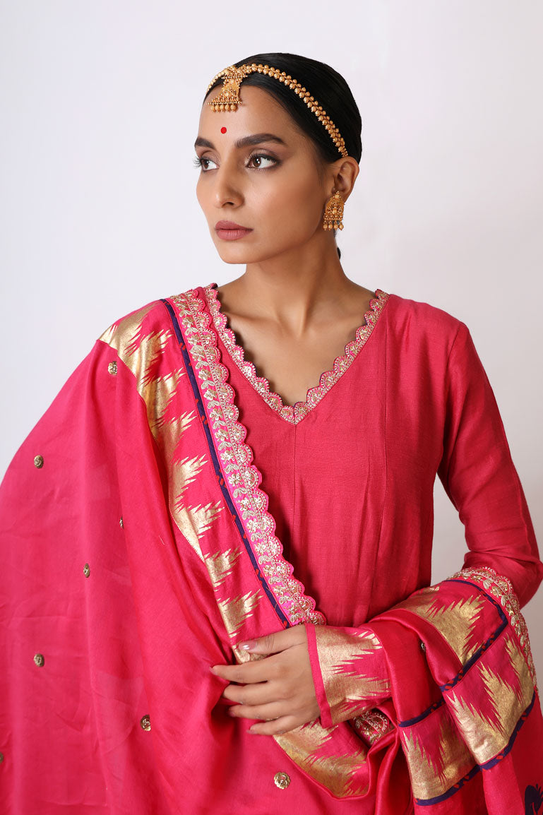 Sambandh Pink anarkali dress | SHOBITAM