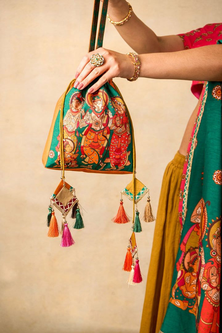 Ayodhya teal potli | SHOBITAM
