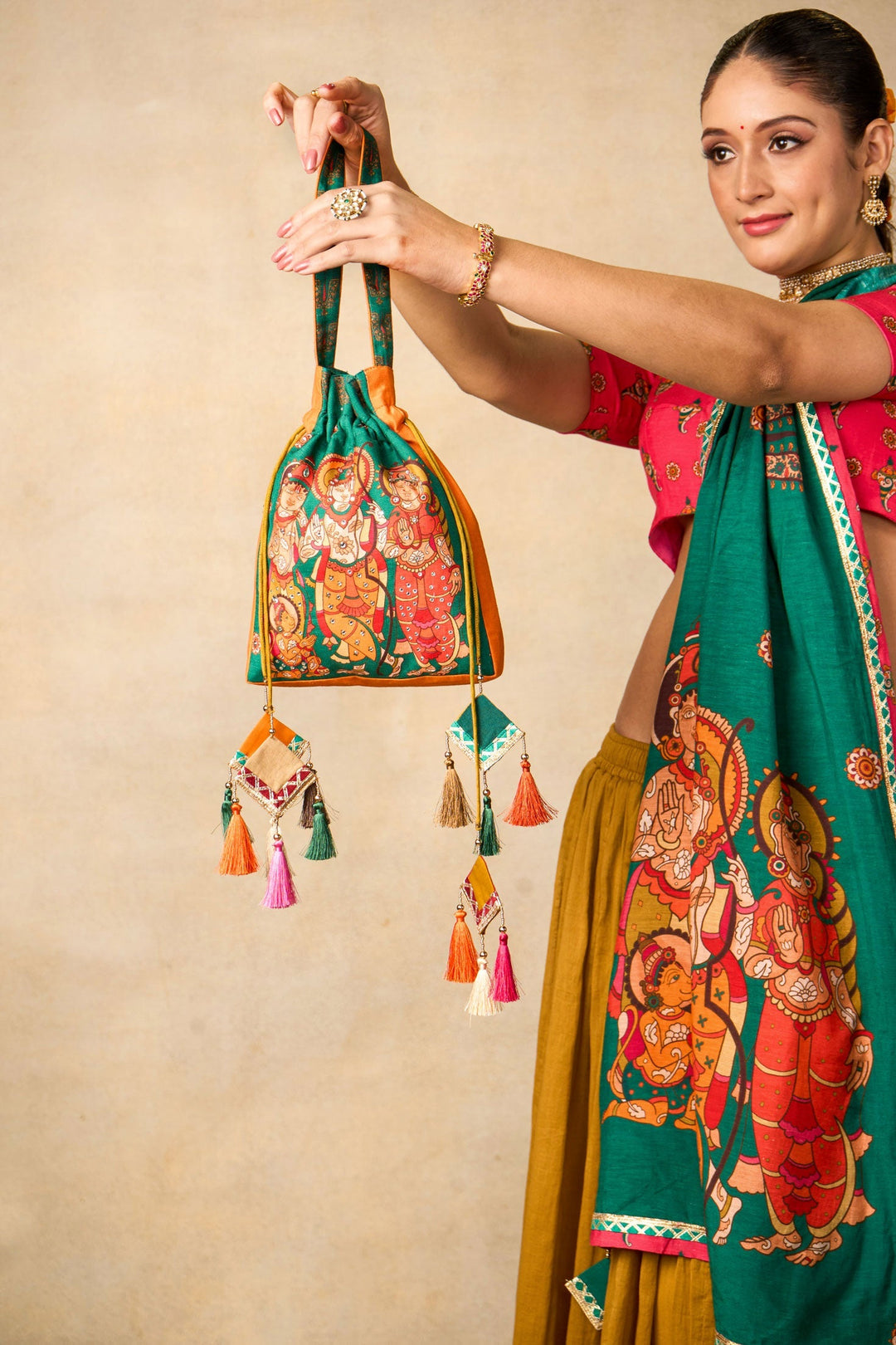 Ayodhya teal potli | SHOBITAM