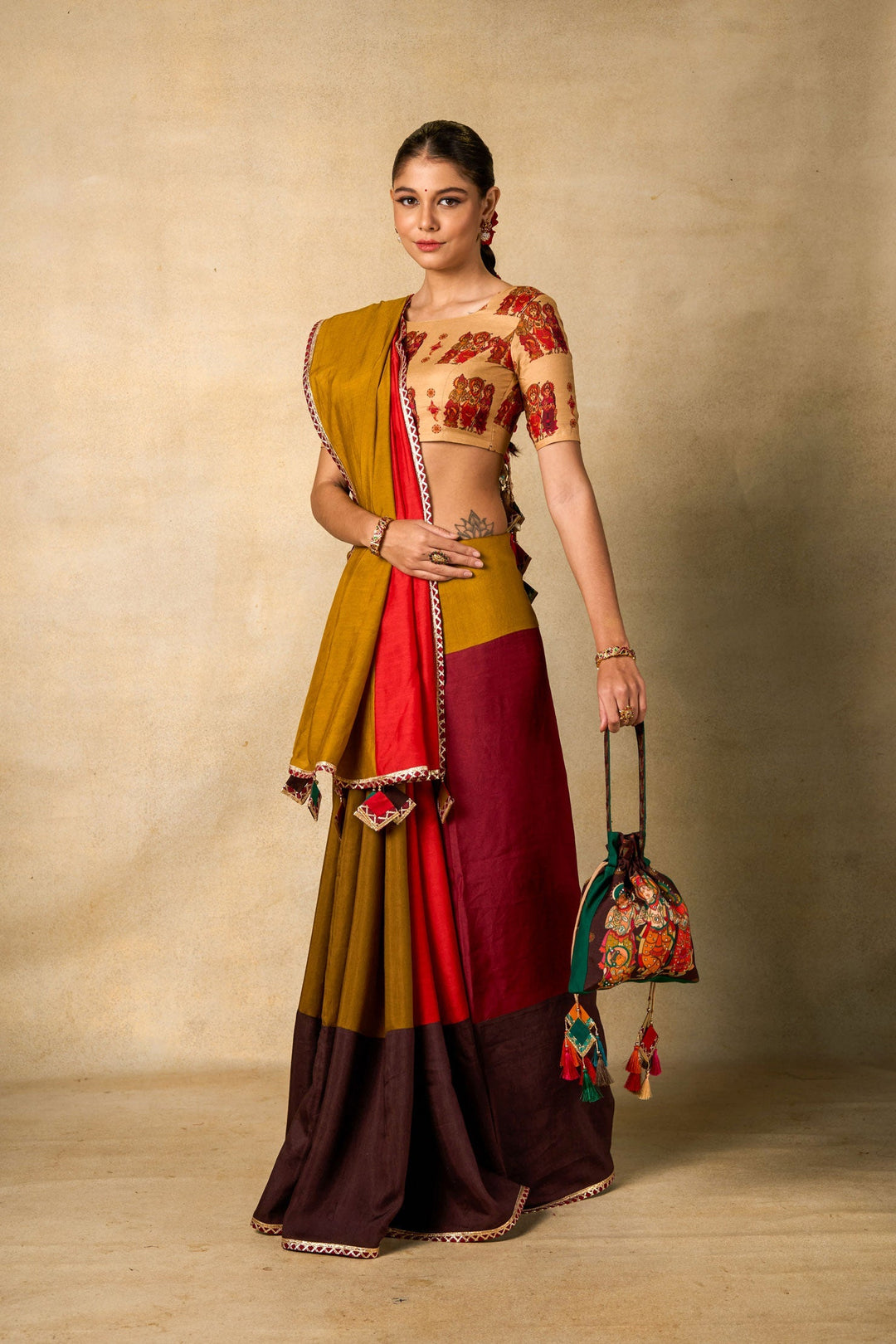 Bhumi Sutra Saree | SHOBITAM