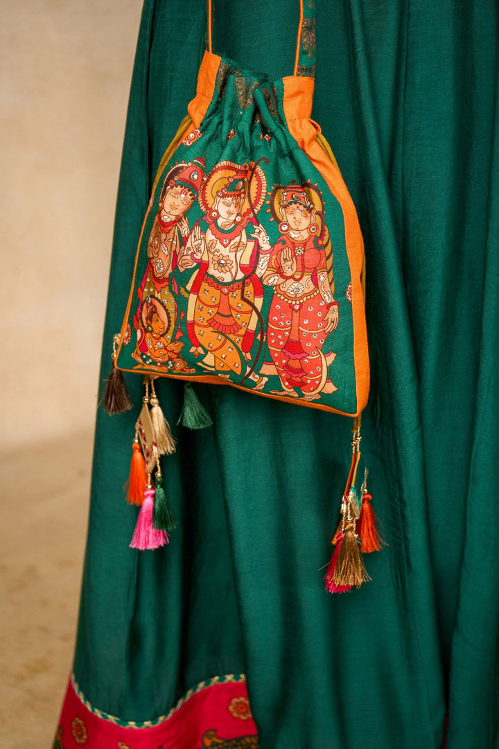 Ayodhya teal potli | SHOBITAM
