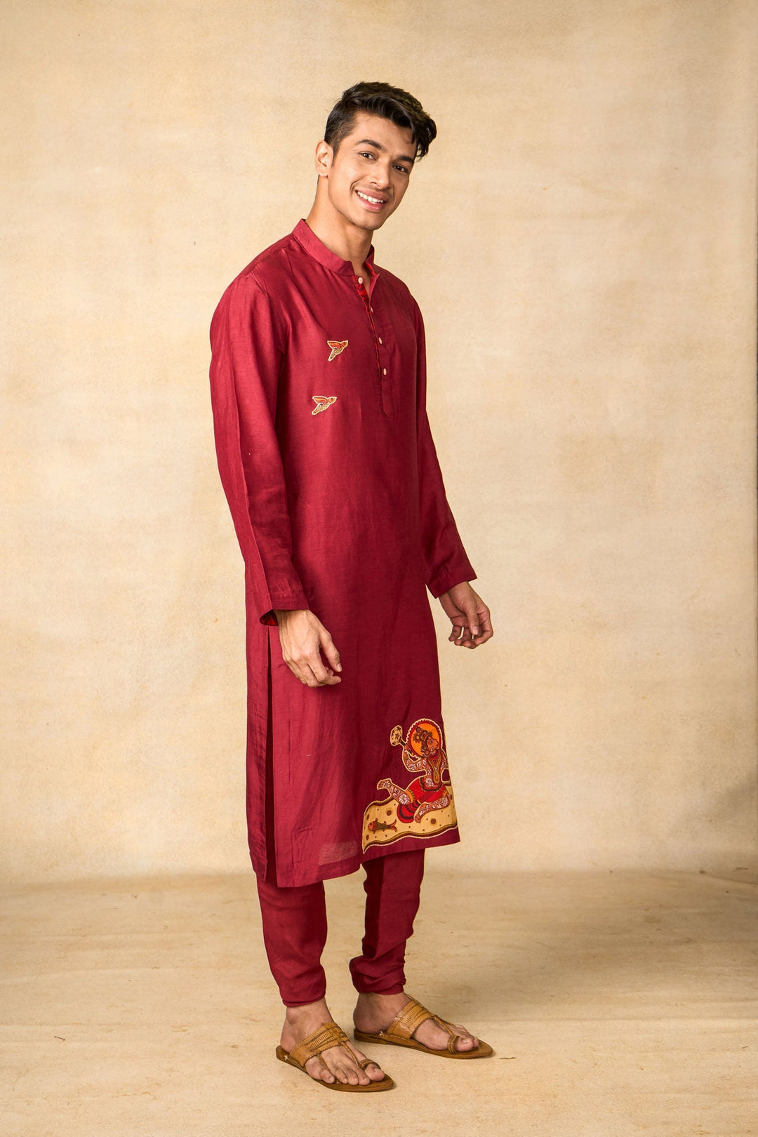 Hanumat Shakti set of 2 (kurta + churidar) | SHOBITAM