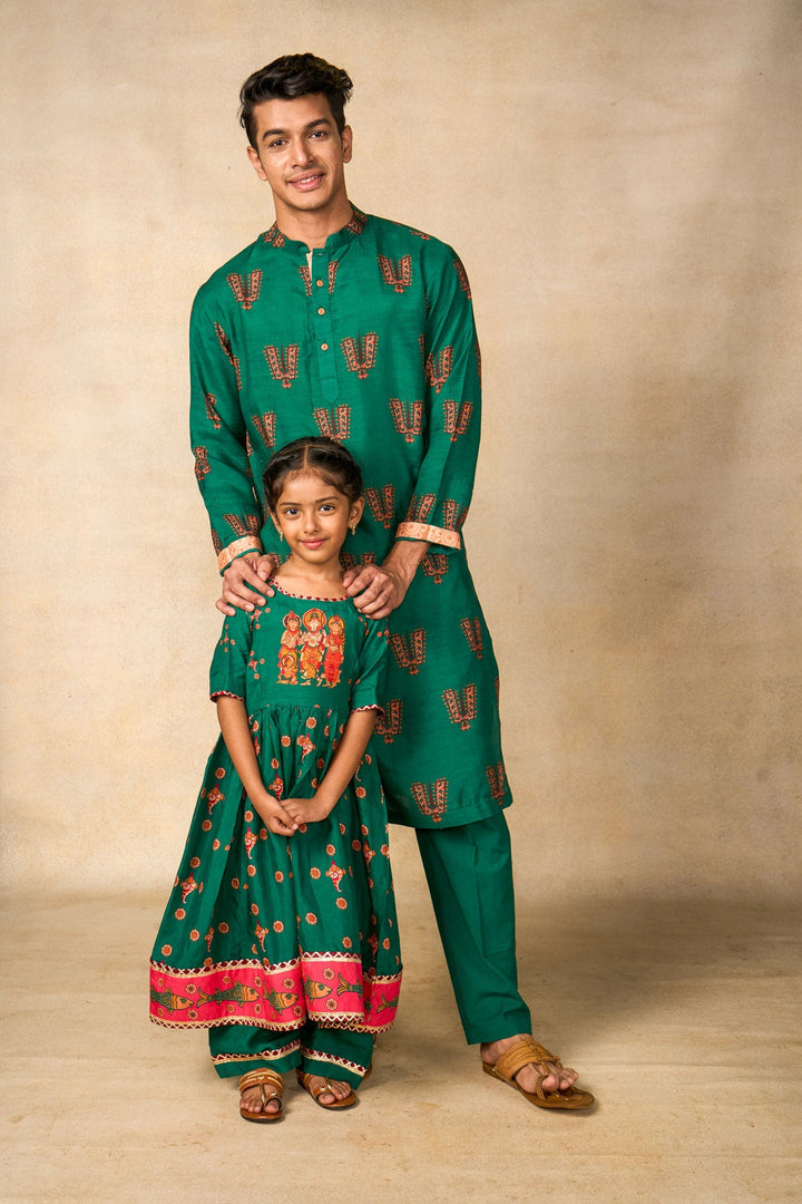 Ayodhya path set of 2 (kurta + pant) | SHOBITAM