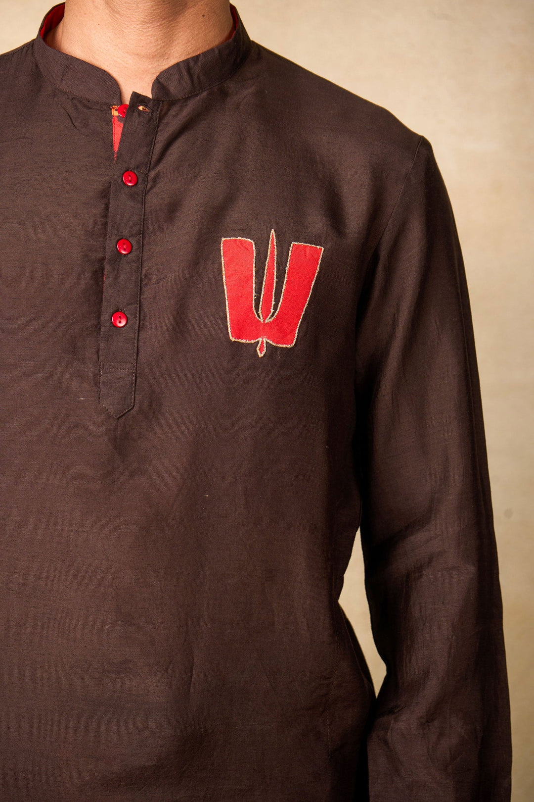 Balvant stitched veshti + kurta set (set of 2) | SHOBITAM