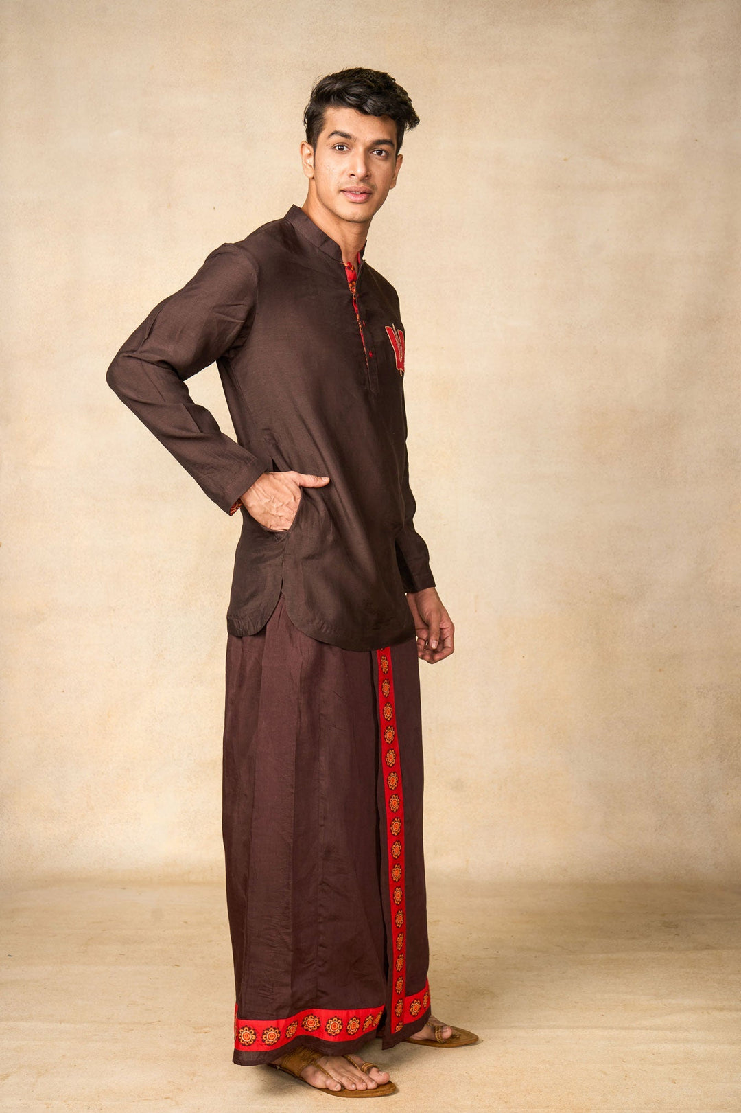 Balvant Stitched Veshti | SHOBITAM